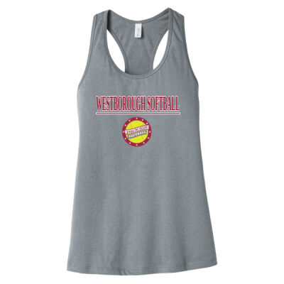 Softball - Women's Jersey Racerback Tank Thumbnail